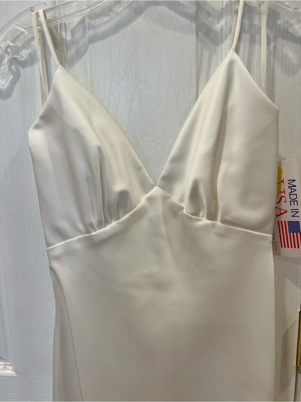 Alvina Valenta Ivory Slip-Style Wedding Dress